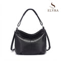 Women's Soft Cowhide Leather Shoulder Bag Fashion Leather Handbag Crossbody Bag Satchels For Commute Charming Hobos