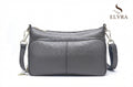 Women's Handbag 100% Genuine Leather Ladies Shoulder Crossbody Messenger Bag Fashion Hobos Black High Quality