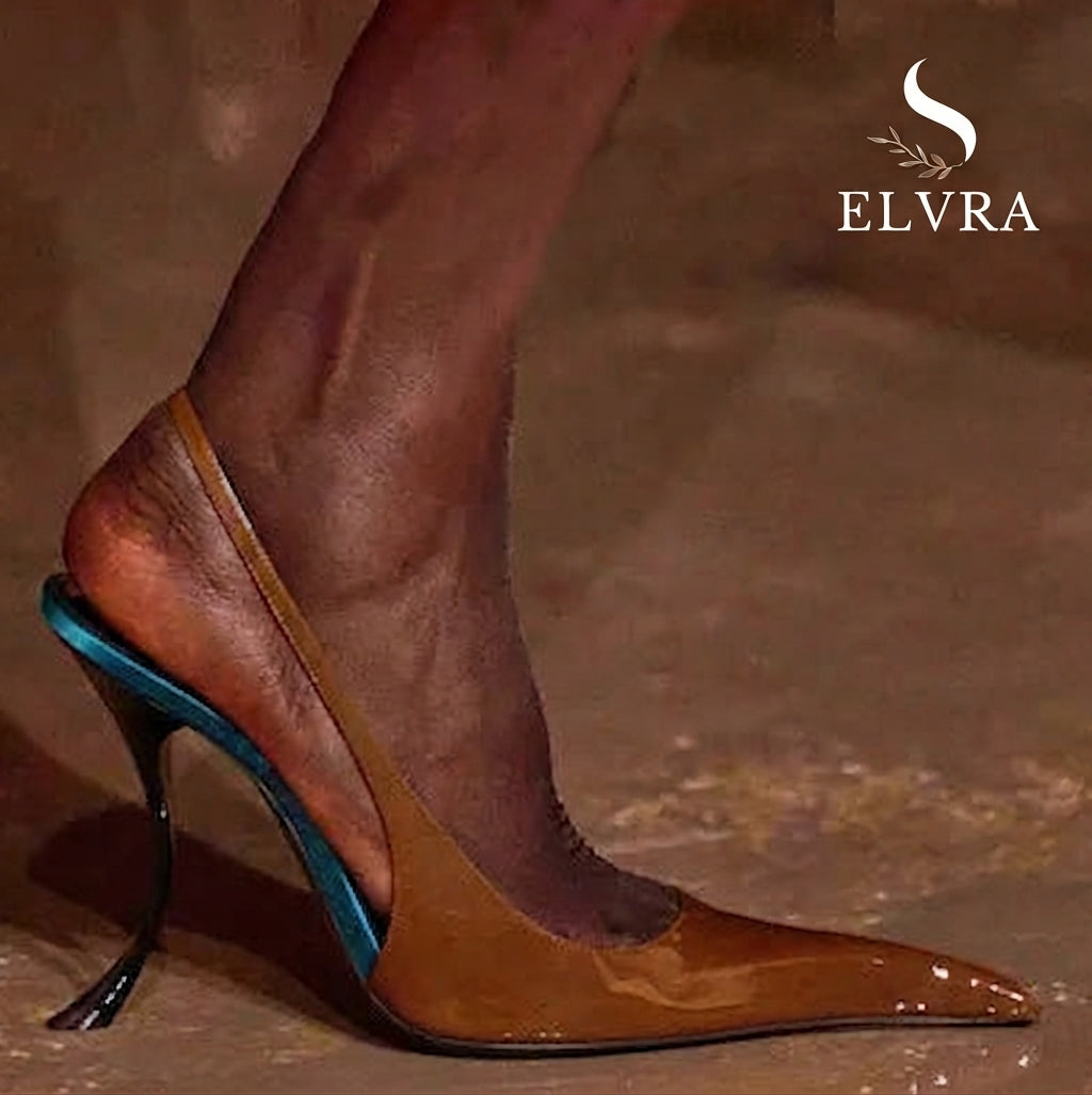 European American Women High Heeled Shoes Woman's Strange Heels Stiletto Summer Sandals Sexy Ladies Shallow Wedding Dance Pumps