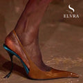 European American Women High Heeled Shoes Woman's Strange Heels Stiletto Summer Sandals Sexy Ladies Shallow Wedding Dance Pumps
