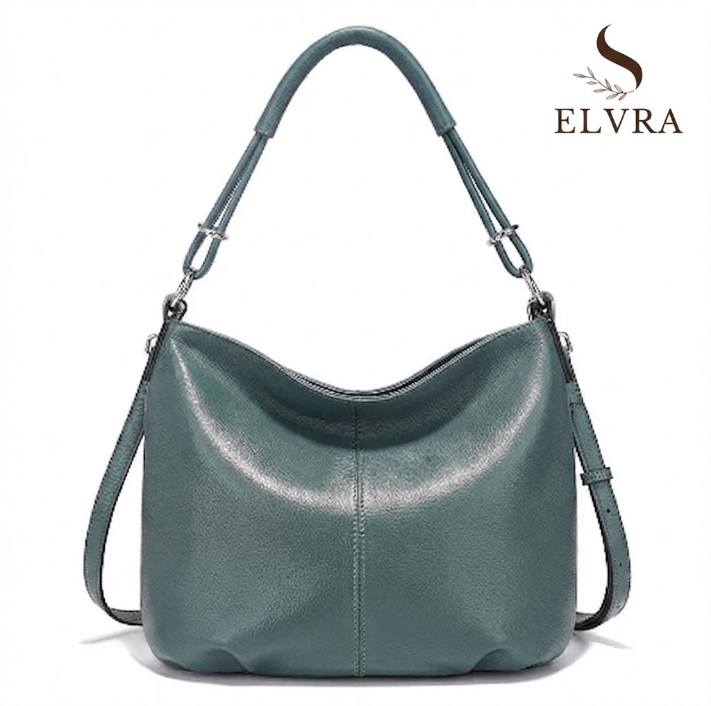Beige New Women's Soft Cowhide Leather Shoulder Bag Crossbody Satchels Leather Hobo Bag Black Cowhide Natural Bag Brown