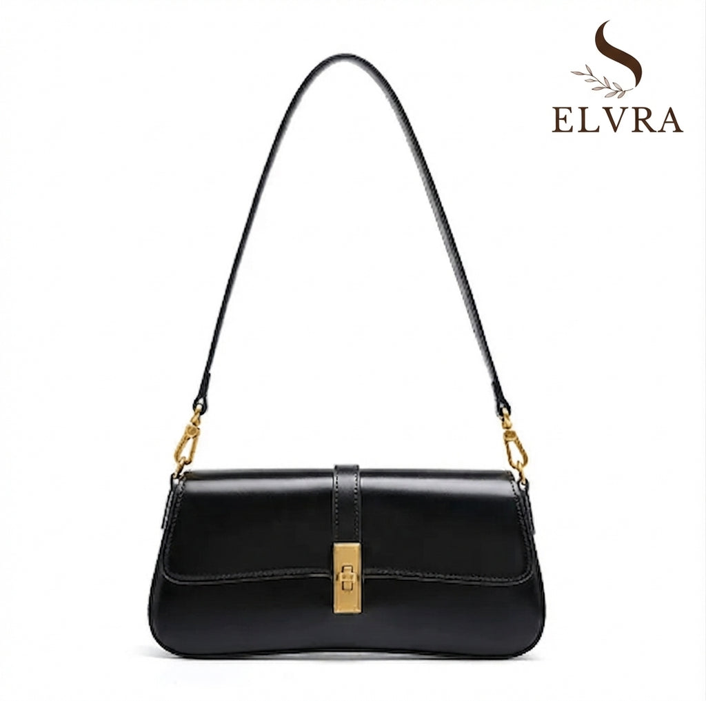 underarm cowhide Genuine leather handbags women vintage shoulder bag female crossbody bags luxury high quality 2025