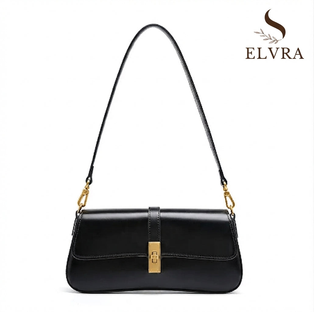 underarm cowhide Genuine leather handbags women vintage shoulder bag female crossbody bags luxury high quality 2025