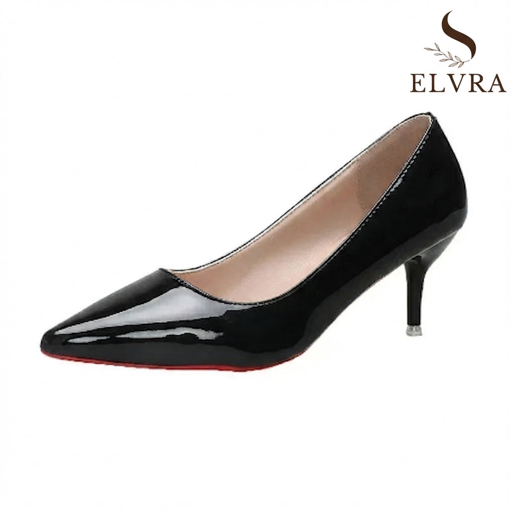 Sexy Red Bottom Women High Heels Classic Ladies Pumps Autumn Leather Dress Heel Shoes for Women Banquet Wedding High Heels
