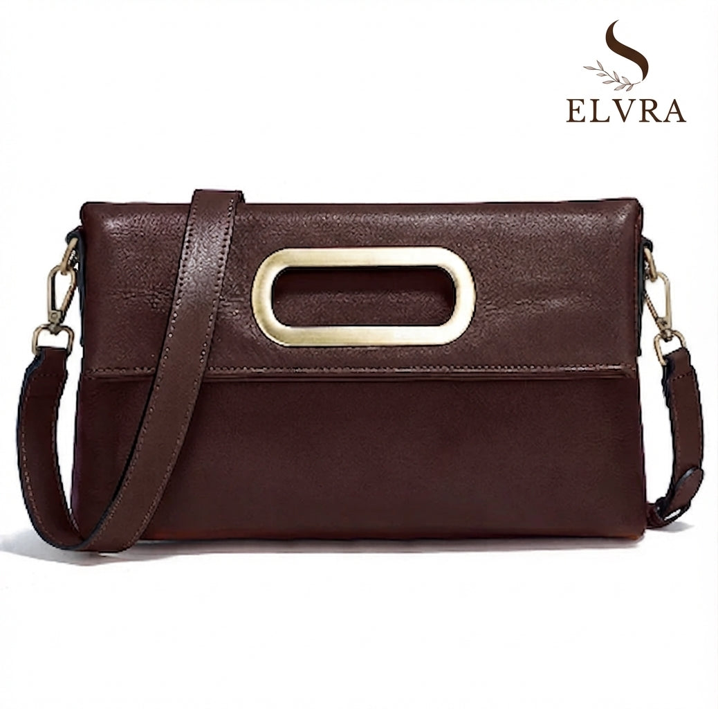 Vintage Genuine Leather Handbag for Women Large Capacity Brown Crossbody Designer Shoulder Bag 2026 Summer Beige Sac Bolsa