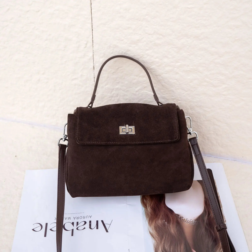 genuine leather Soft Leather minimalist Crossbody bag women female luxury Fashion handbag shoulder bag