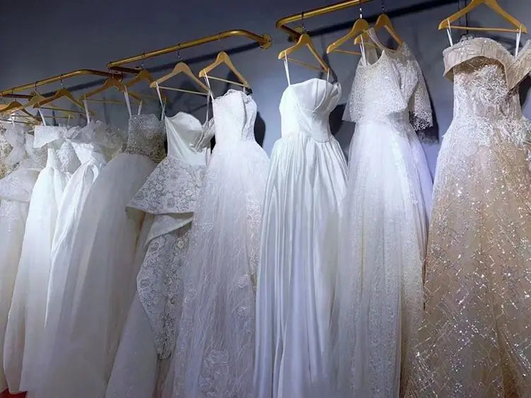 Customized Luxury Crystals Beading Wedding Dresses 2026 Arabic Dubai Glitter Sequined Ball Gown Bridal Gowns Vestidos De Novia